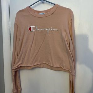 Pink Champion Long Sleeve Tee